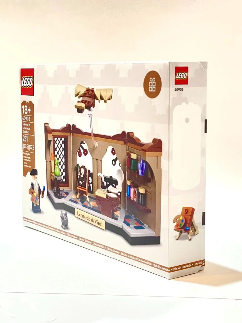 LEGO 40902 Tribute to Leonardo da Vinci NIB New Sealed In Hand
